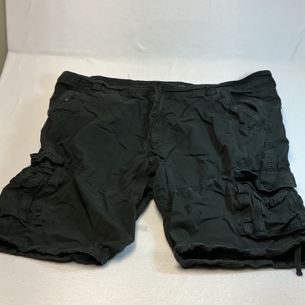 Fried Denim Men's Classic Black Cargo Shorts size 44.  0445